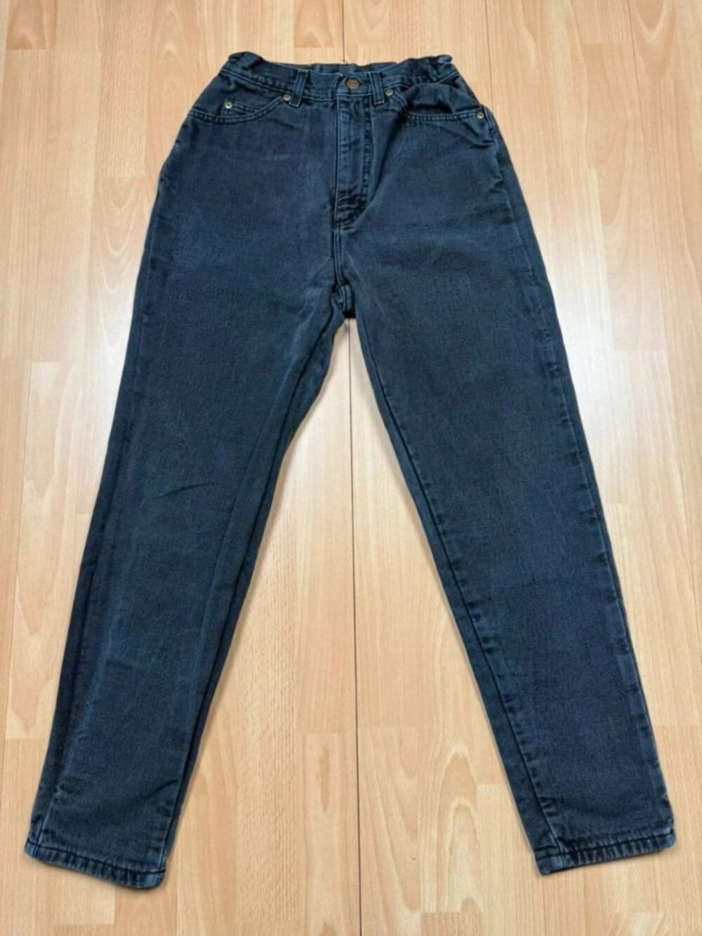 Black High Rise Tapered Jeans Women's W30 L39